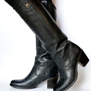 Frye Black Heeled Boots for Women